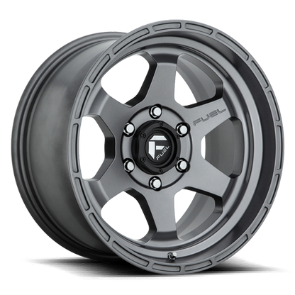 Aluminum Wheels 17X9 Shok D665 6 On 135 Matte Anthracite Gray 87.1 Bore 1 Offset Fuel Off Road Wheels