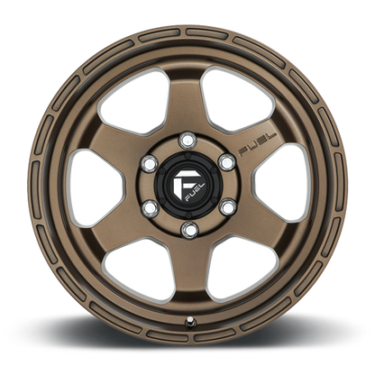 Aluminum Wheels 17X9 Shok D666 5 On 127 Matte Bronze 71.5 Bore -12 Offset Fuel Off Road Wheels