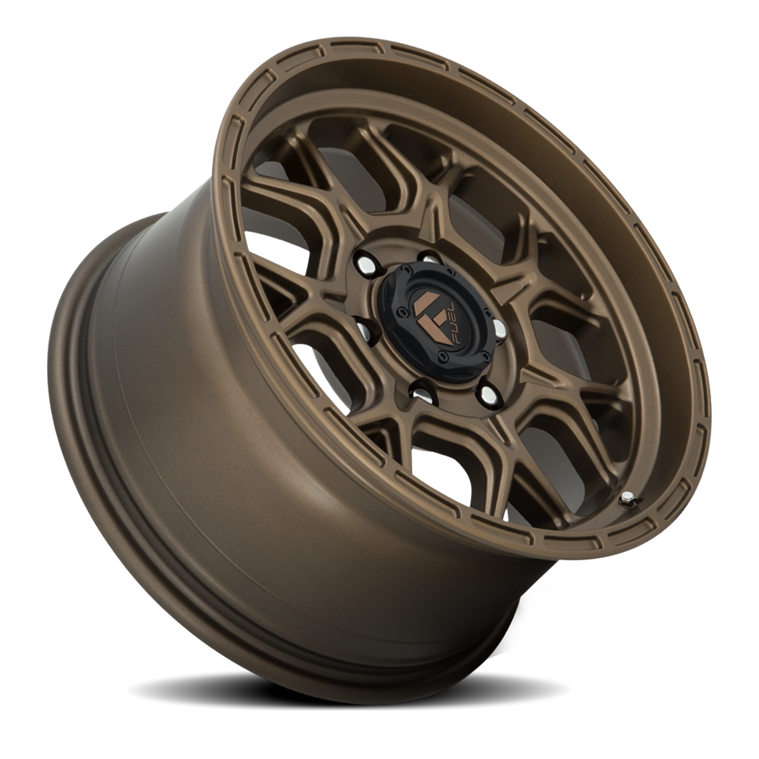 Aluminum Wheels 18X9 Tech D671 6 On 139.7 Matte Bronze 106.1 Bore 1 Offset Fuel Off Road Wheels