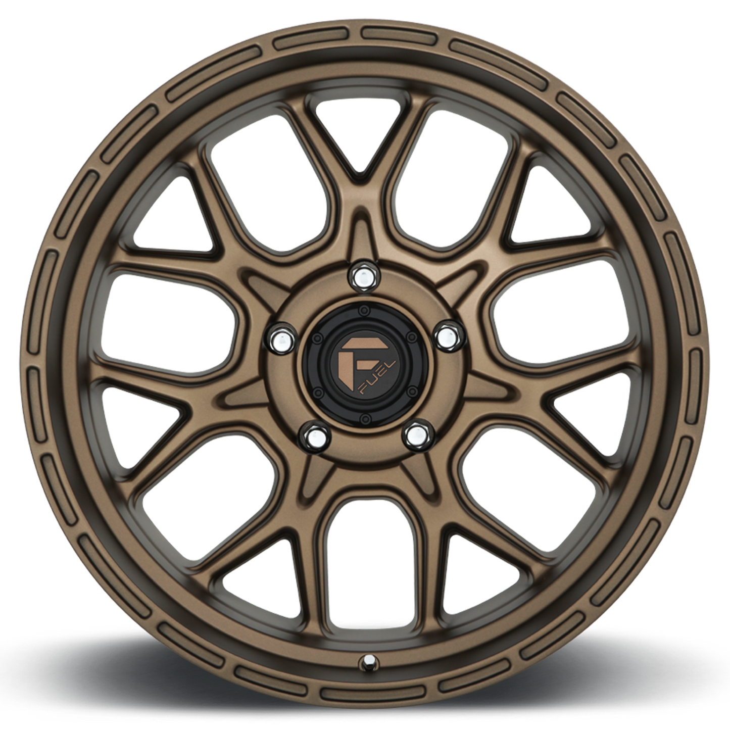 Aluminum Wheels 20X10 Tech D671 5 On 127 Matte Bronze 71.5 Bore -18 Offset Fuel Off Road Wheels