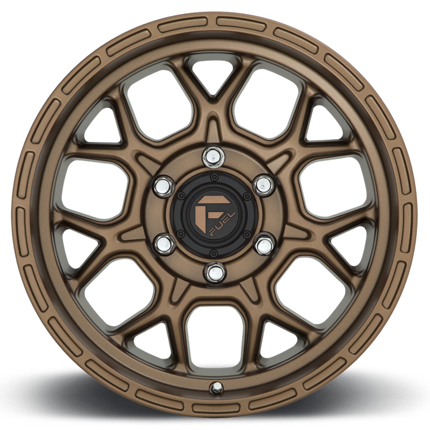 Aluminum Wheels 20X10 Tech D671 6 On 135 Matte Bronze 87.1 Bore -18 Offset 2 Lip Fuel Off Road Wheels