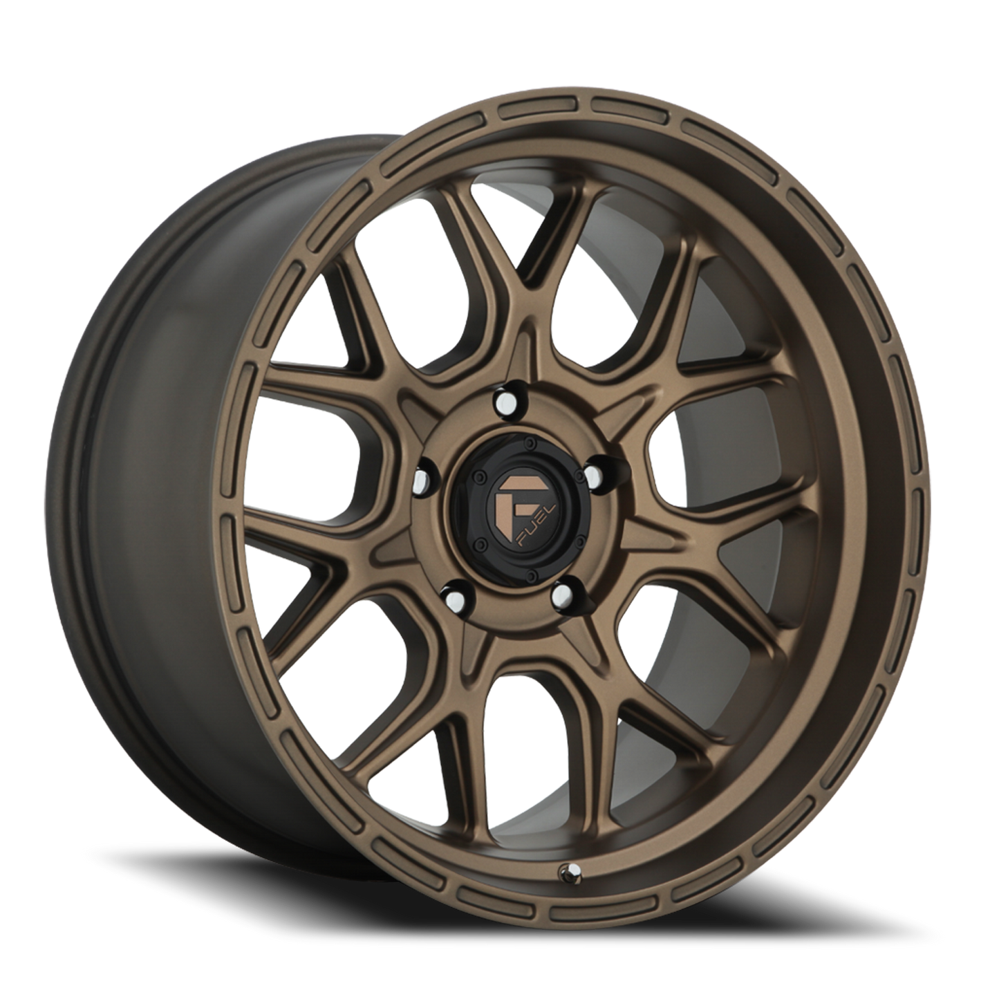 Aluminum Wheels 20X10 Tech D671 5 On 139.7 Matte Bronze 78.1 Bore -18 Offset 2 Lip Fuel Off Road Wheels