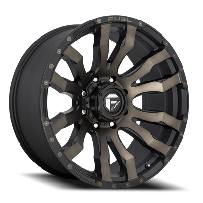 Aluminum Wheels 18X9 Blitz D674 8 On 180 Matte Black Double Dark Tint 124.2 Bore -12 Offset Multi Spoke Fuel Off Road Wheels
