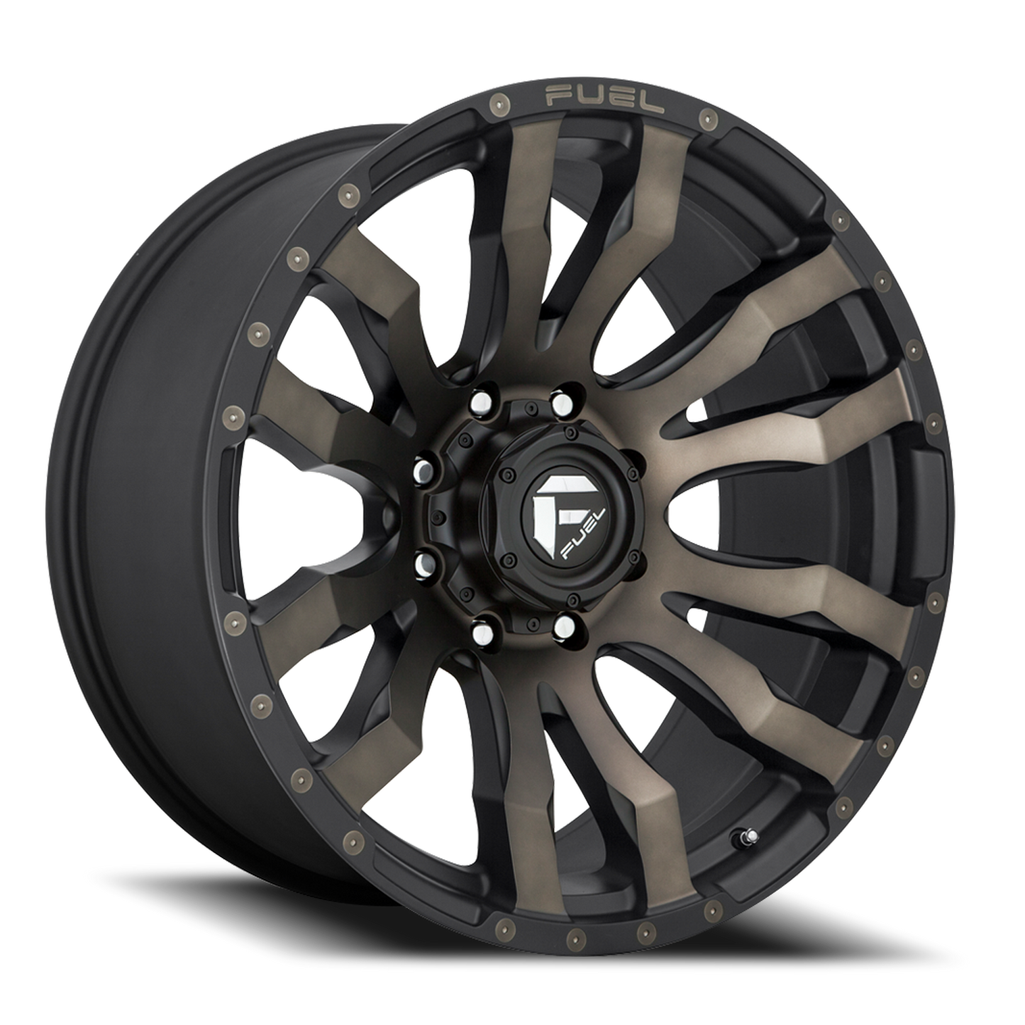 Aluminum Wheels 18X9 Blitz D674 8 On 165.1 Matte Black Double Dark Tint 125.1 Bore 20 Offset Multi Spoke Fuel Off Road Wheels