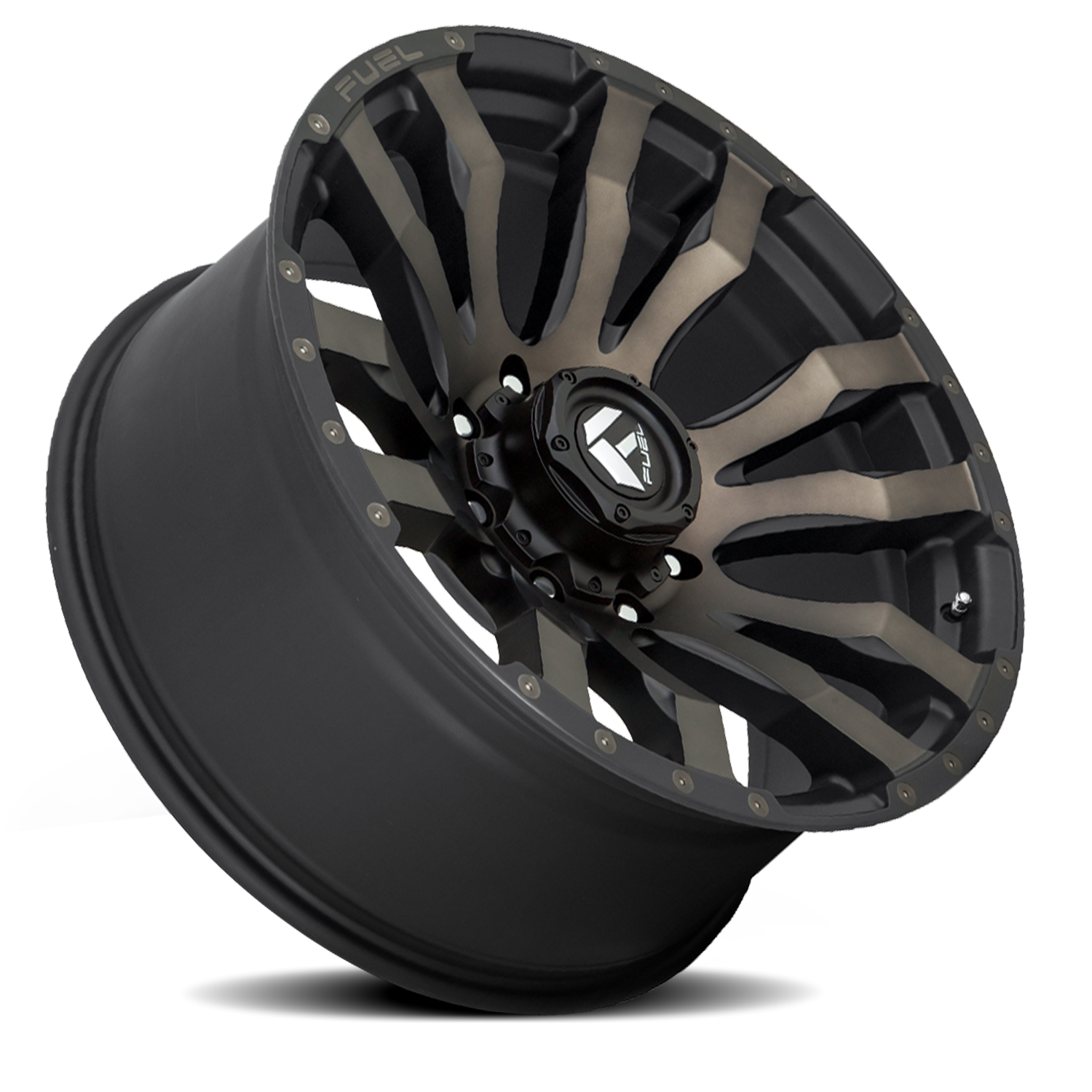 Aluminum Wheels 20X9 Blitz D674 8 On 170 Matte Black Double Dark Tint 125.1 Bore 20 Offset Multi Spoke Fuel Off Road Wheels