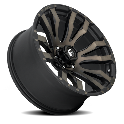 Aluminum Wheels 20X9 Blitz D674 6 On 135 Matte Black Double Dark Tint 87.1 Bore 20 Offset Multi Spoke Fuel Off Road Wheels