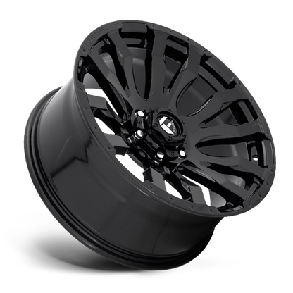 Aluminum Wheels 17X9 Blitz D675 5 On 127 Gloss Black 71.5 Bore -12 Offset Multi Spoke Fuel Off Road Wheels