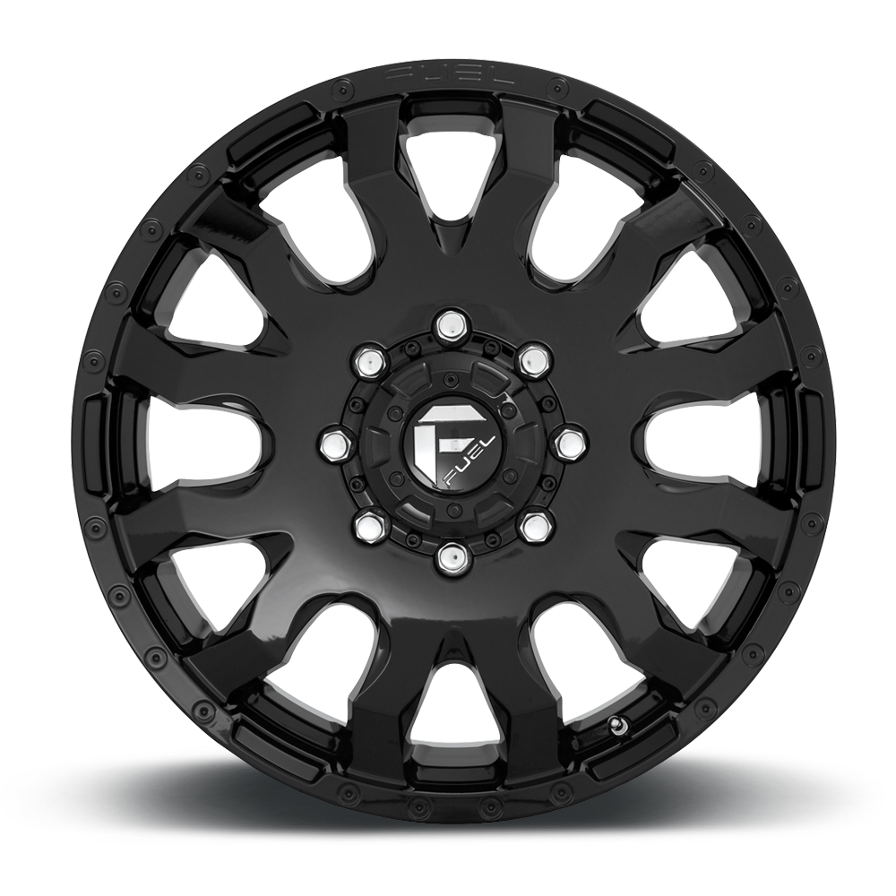 Dually Wheels 20X8.25 Blitz Dually D675 8 On 170 Gloss Black 125.1 Bore 105 Offset Multi Spoke Front Dually Fuel Off Road Wheels