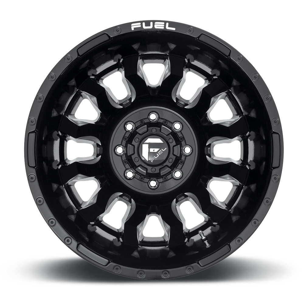 Dually Wheels 20X8.25 Blitz Dually D675 8 On 210 Gloss Black 154.3 Bore -221 Offset Multi Spoke Outer Dually Fuel Off Road Wheels