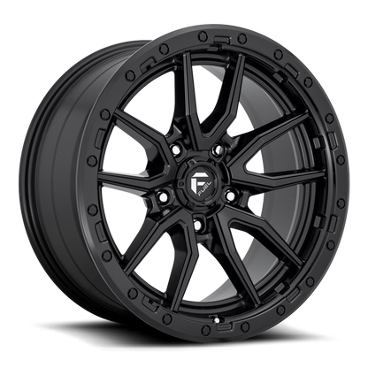 Aluminum Wheels 18X9 Rebel D679 5 On 127 Matte Black 71.5 Bore -12 Offset Fuel Off Road Wheels