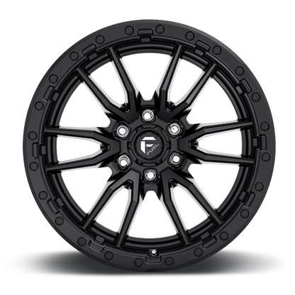 Aluminum Wheels 18X9 Rebel D679 6 On 120 Matte Black 67.06 Bore 20 Offset Fuel Off Road Wheels