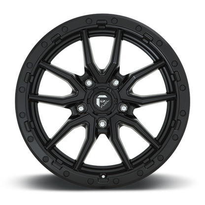 Aluminum Wheels 20X10 Rebel D679 5 On 127 Matte Black 75.3 Bore -18 Offset Fuel Off Road Wheels