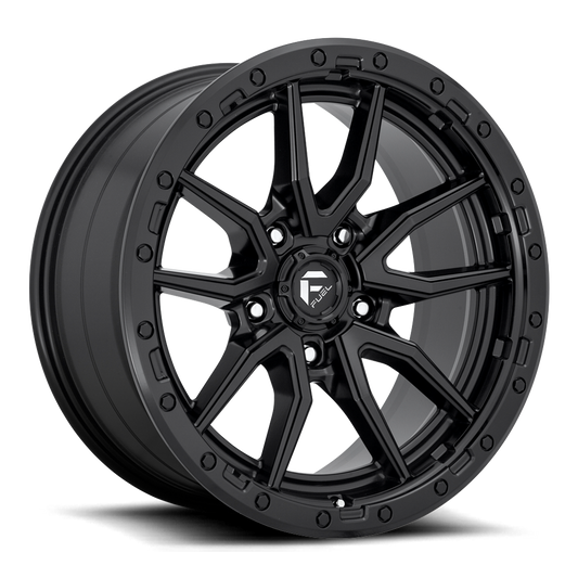 Aluminum Wheels 20X9 Rebel D679 5 On 127 Matte Black 71.5 Bore 1 Offset Fuel Off Road Wheels