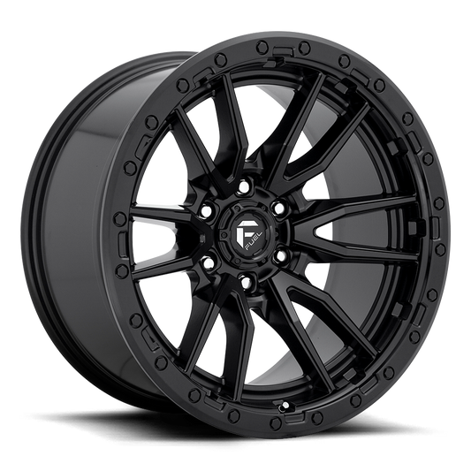 Aluminum Wheels 20X9 Rebel D679 6 On 135 Matte Black 87.1 Bore 1 Offset Fuel Off Road Wheels
