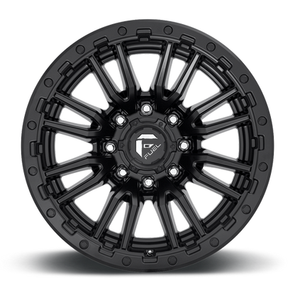 Aluminum Wheels 22X12 Rebel D679 8 On 180 Matte Black 124.2 Bore -44 Offset Fuel Off Road Wheels