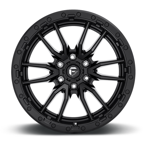 Aluminum Wheels 22X12 Rebel D679 6 On 139.7 Matte Black 106.1 Bore -44 Offset Fuel Off Road Wheels