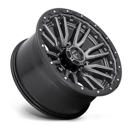 Aluminum Wheels 20X9 Rebel D680 8 On 170 Matte Gunmetal Gray Black Bead Ring 125.1 Bore 1 Offset Fuel Off Road Wheels