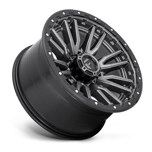 Aluminum Wheels 20X9 Rebel D680 8 On 180 Matte Gunmetal Gray Black Bead Ring 124.3 Bore 1 Offset Fuel Off Road Wheels