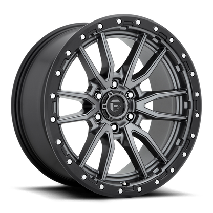Aluminum Wheels 20X9 Rebel D680 6 On 135 Matte Gunmetal Gray Black Bead Ring 87.1 Bore 20 Offset Fuel Off Road Wheels