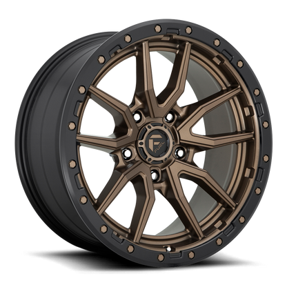 Aluminum Wheels 17X9 Rebel D681 5 On 150 Matte Bronze Black Bead Ring 72.5 Bore 1 Offset Fuel Off Road Wheels