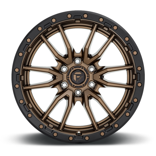 Aluminum Wheels 18X9 Rebel D681 6 On 135 Matte Bronze Black Bead Ring 87.1 Bore 20 Offset Fuel Off Road Wheels