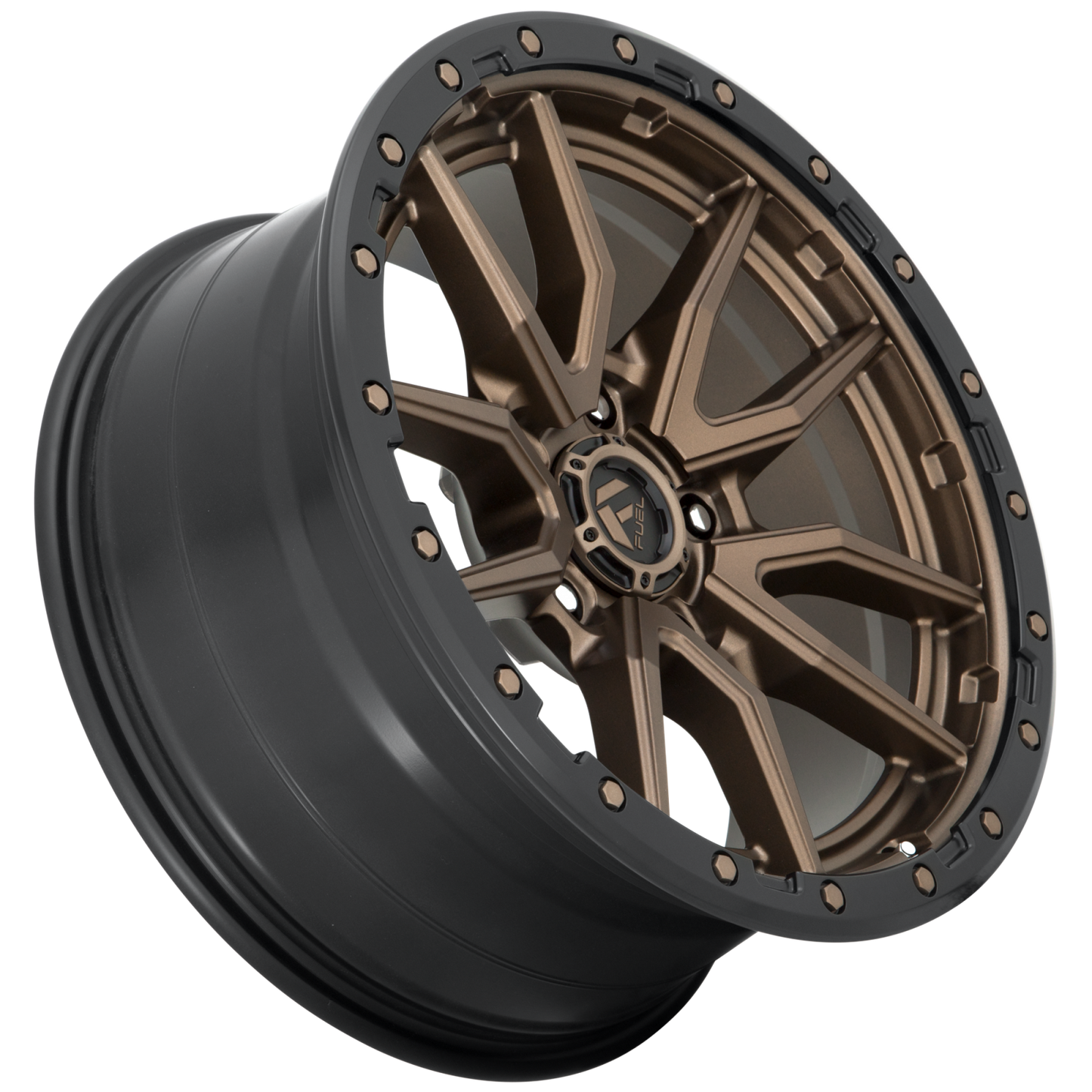 Aluminum Wheels 20X9 Rebel D681 5 On 150 Matte Bronze Black Bead Ring 110.2 Bore 1 Offset Fuel Off Road Wheels