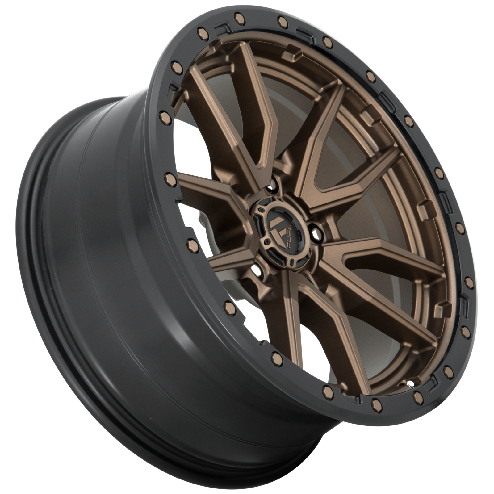 Aluminum Wheels 20X9 Rebel D681 5 On 127 Matte Bronze Black Bead Ring 71.5 Bore 1 Offset Fuel Off Road Wheels