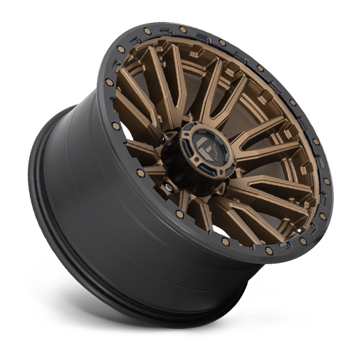 Aluminum Wheels 22X12 Rebel D681 8 On 170 Matte Bronze Black Bead Ring 125.1 Bore -44 Offset Fuel Off Road Wheels