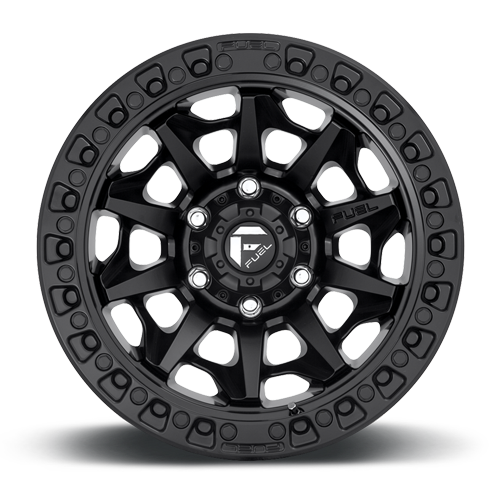 Aluminum Wheels 17X9 Covert D694 8 On 180 Matte Black 124.28 Bore 1 Offset Multi Spoke Fuel Off Road Wheels