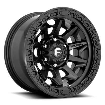 Aluminum Wheels 17X9 Covert D694 6 On 139.7 Matte Black 106.1 Bore 1 Offset Multi Spoke Fuel Off Road Wheels