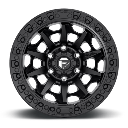 Aluminum Wheels 18X9 Covert D694 6 On 139.7 Matte Black 106.1 Bore -12 Offset Multi Spoke Fuel Off Road Wheels
