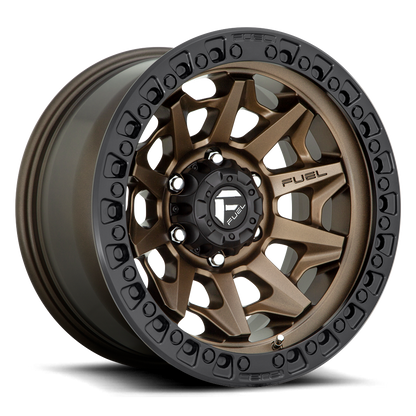 Aluminum Wheels 15X8 Covert D696 6 On 139.7 Matte Bronze Black Bead Ring 108 Bore -19 Offset Multi Spoke Fuel Off Road Wheels