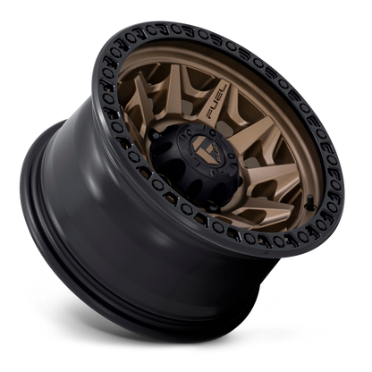 Aluminum Wheels 15X8 Covert D696 5 On 139.7 Matte Bronze Black Bead Ring 108 Bore -12 Offset Multi Spoke Fuel Off Road Wheels