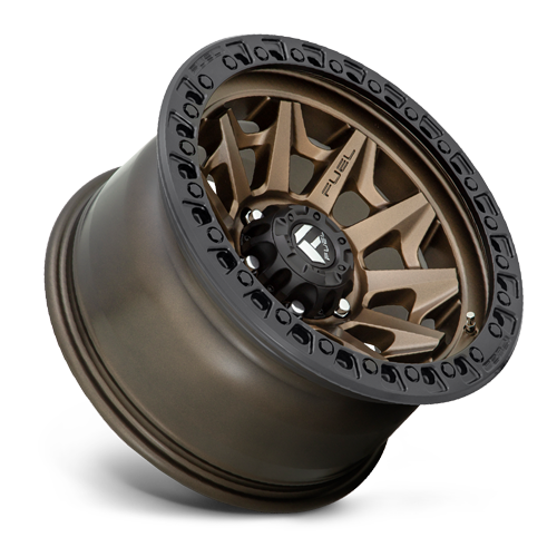 Aluminum Wheels 20X9 Covert D696 8 On 170 Matte Bronze Black Bead Ring 125.12 Bore 1 Offset Multi Spoke Fuel Off Road Wheels