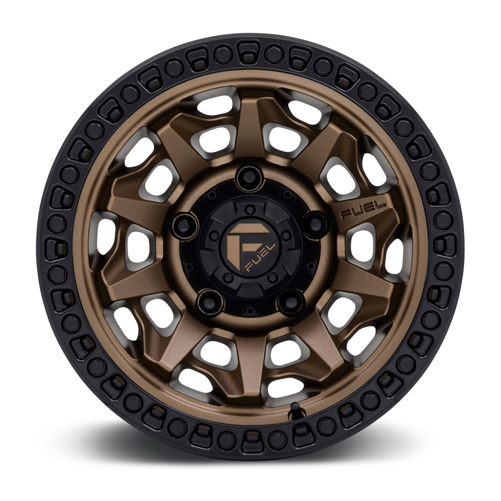 Aluminum Wheels 20X9 Covert D696 5 On 150 Matte Bronze Black Bead Ring 110.2 Bore 20 Offset Multi Spoke Fuel Off Road Wheels