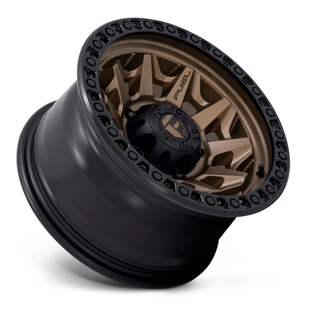 Aluminum Wheels 20X9 Covert D696 5 On 127 Matte Bronze Black Bead Ring 71.5 Bore 1 Offset Multi Spoke Fuel Off Road Wheels