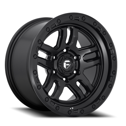 Aluminum Wheels 17X9 AMMO D700 5 On 127 Matte Black 71.5 Bore 1 Offset 5 Spoke Fuel Off Road Wheels
