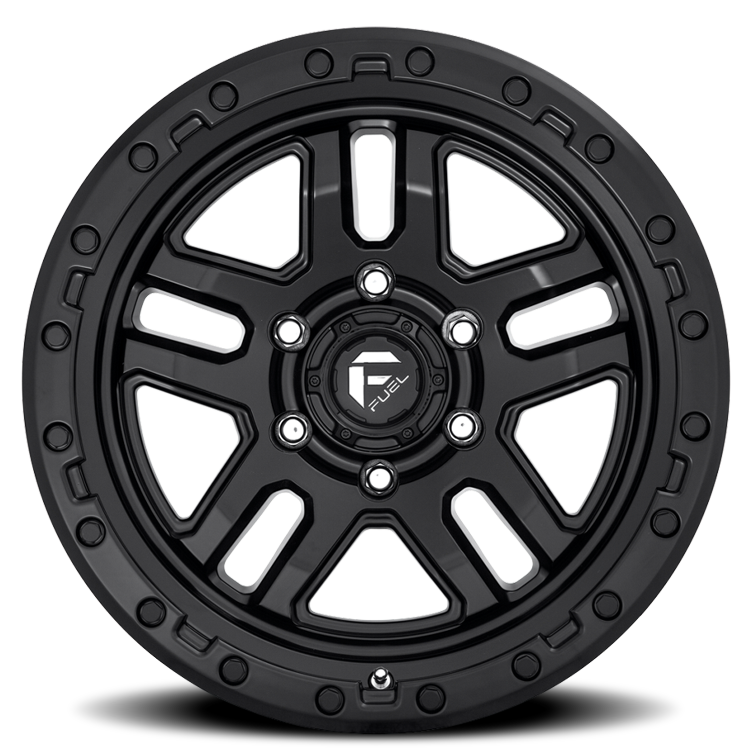 Aluminum Wheels 20X9 AMMO D700 6 On 135 Matte Black 87.1 Bore 1 Offset 5 Spoke Fuel Off Road Wheels