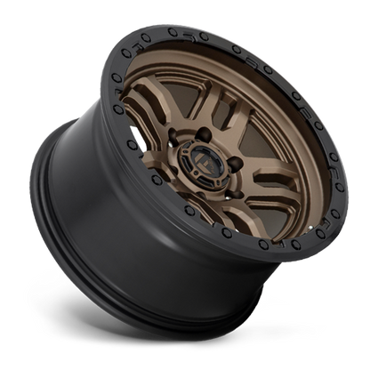 Aluminum Wheels 17X9 AMMO D702 6 On 135 Matte Bronze W/Black Bead Ring 87.1 Bore 1 Offset 5 Spoke Fuel Off Road Wheels