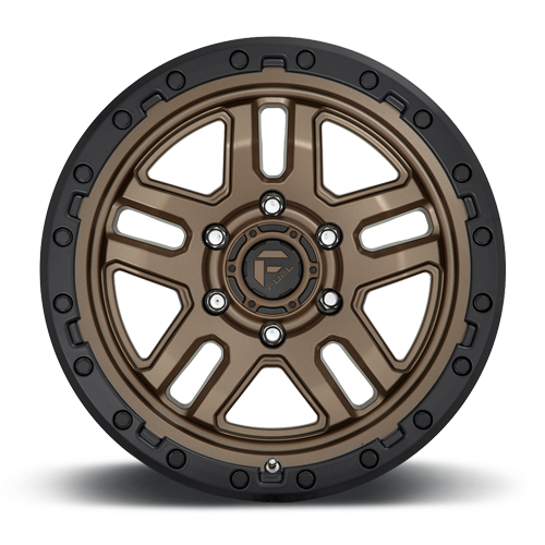 Aluminum Wheels 20X9 AMMO D702 6 On 135 Matte Bronze W/Black Bead Ring 87.1 Bore 20 Offset 5 Spoke Fuel Off Road Wheels