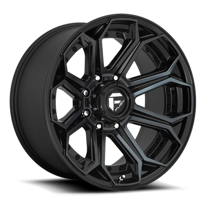 Aluminum Wheels 18X9 Siege D704 8 On 170 Gloss Black Machined Double Dark Tint 125.1 Bore -12 Offset Fuel Off Road Wheels