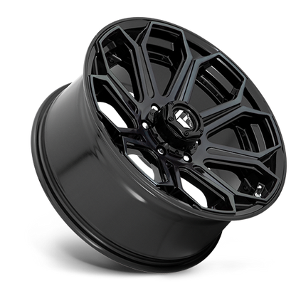 Aluminum Wheels 18X9 Siege D704 5 On 150 Gloss Black Machined Double Dark Tint 110.2 Bore 1 Offset Fuel Off Road Wheels