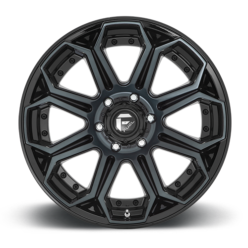 Aluminum Wheels 20X10 Siege D704 6 On 135 Gloss Black Machined Double Dark Tint 87.1 Bore -18 Offset Fuel Off Road Wheels