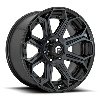 Aluminum Wheels 20X9 Siege D704 5 On 150 Gloss Black Machined Double Dark Tint 110.2 Bore 20 Offset Fuel Off Road Wheels