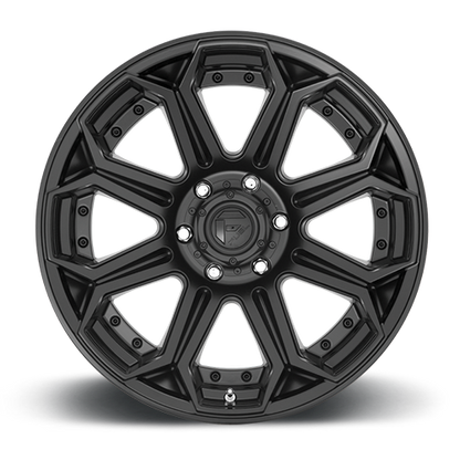 Aluminum Wheels 18X9 Siege D706 6 On 135 Matte Black 87.1 Bore 1 Offset Fuel Off Road Wheels