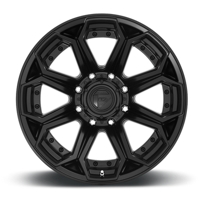 Aluminum Wheels 20X9 Siege D706 8 On 180 Matte Black 124.3 Bore 1 Offset Fuel Off Road Wheels