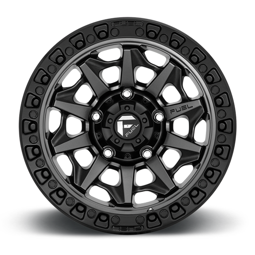 Aluminum Wheels 17X9 Covert D716 6 On 139.7 Matte Gunmetal Gray Black Bead Ring 106.1 Bore -12 Offset Multi Spoke Fuel Off Road Wheels