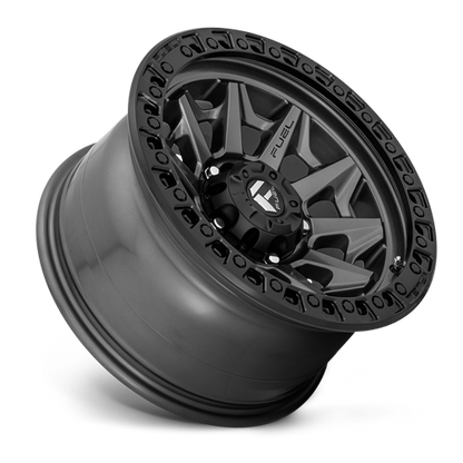 Aluminum Wheels 20X10 Covert D716 6 On 139.7 Matte Gunmetal Gray Black Bead Ring 106.1 Bore -18 Offset Multi Spoke Fuel Off Road Wheels