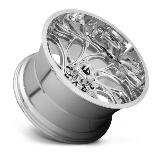 Aluminum Wheels 20X10 Runner D740 8 On 165.1 Chrome 125.2 Bore -18 Offset Fuel Off Road Wheels