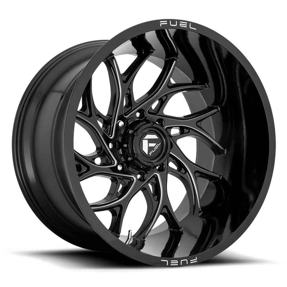 Aluminum Wheels 20X10 Runner D741 6 On 135 Gloss Black Milled 87.1 Bore -18 Offset Fuel Off Road Wheels